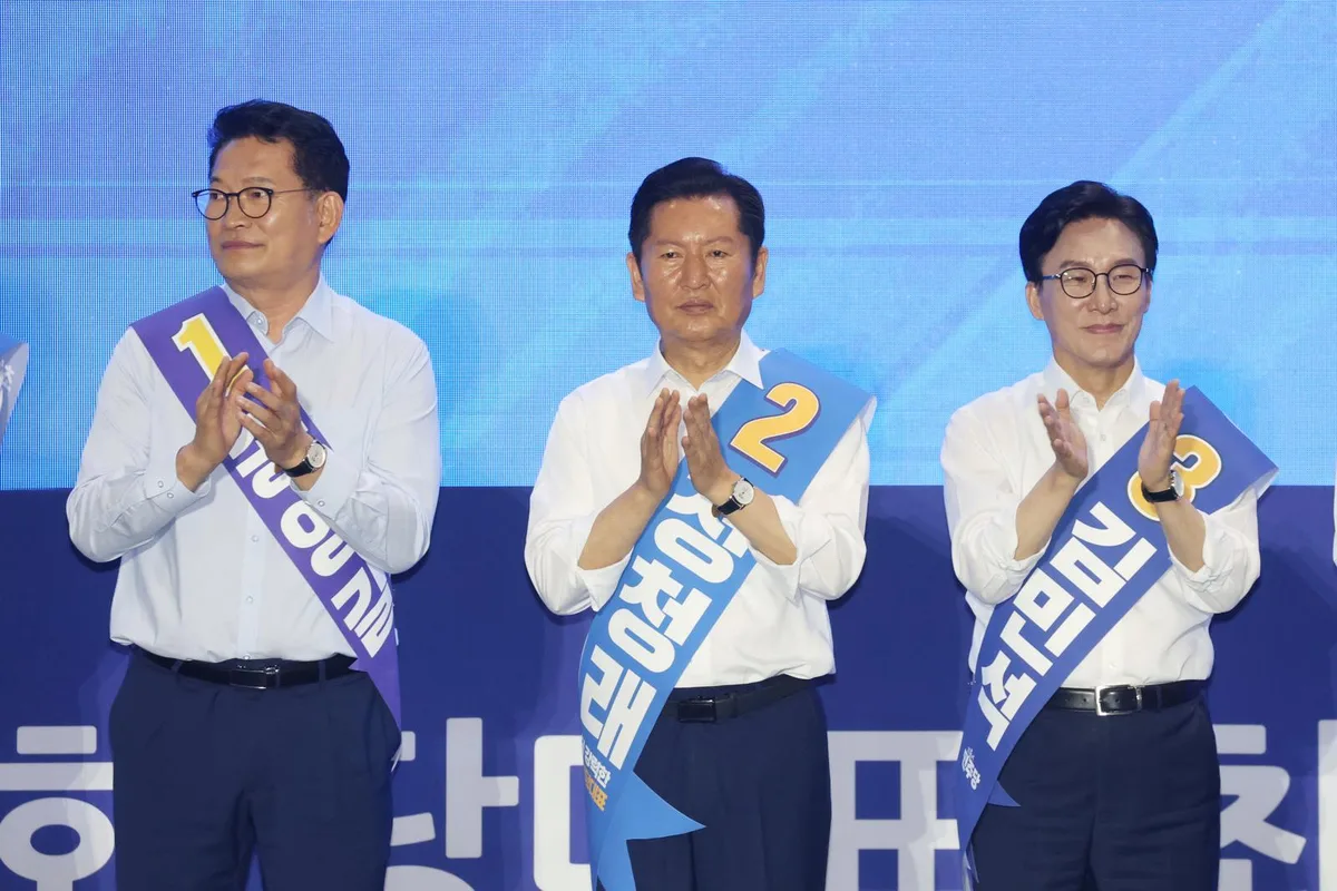 김민석, 마지막 서울·경기서 0.38%p차 승…누적 8.4%p 앞섰다