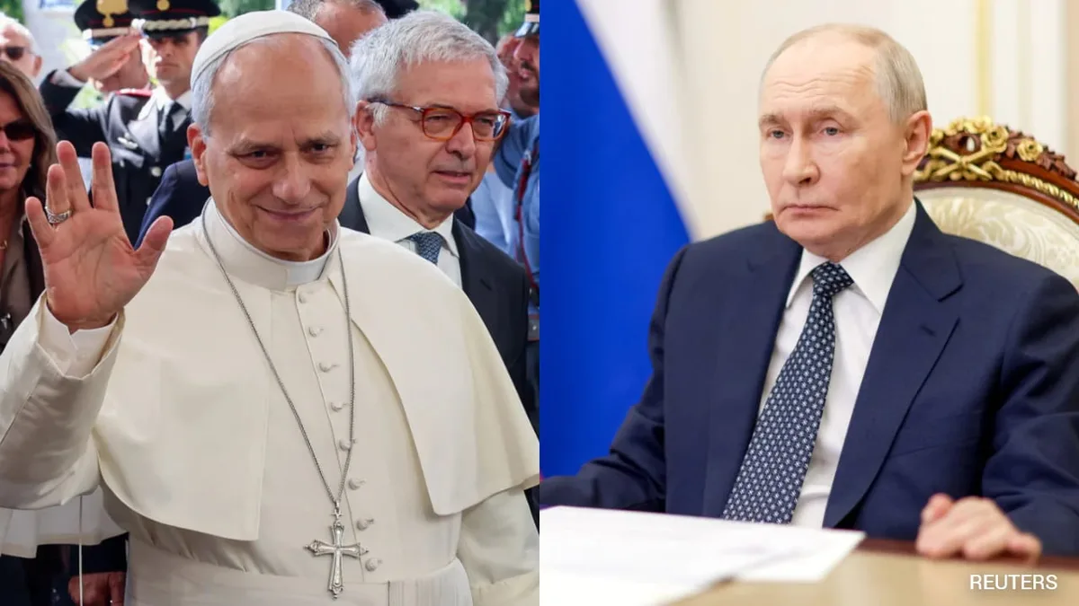 Pope Leo Speaks To Putin From Hospital, Seeks Russia-Ukraine Ceasefire