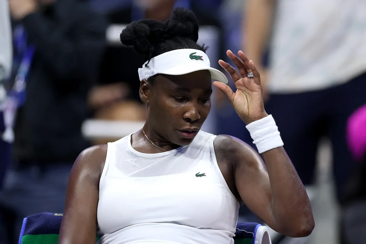 Venus Williams cayó en dos sets en la primera ronda de US Open ante Sofía Kenin
