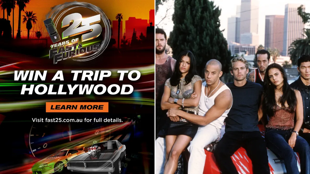 Win a trip to Hollywood valued at over $15k to celebrate the 25th anniversary of Fast & Furious