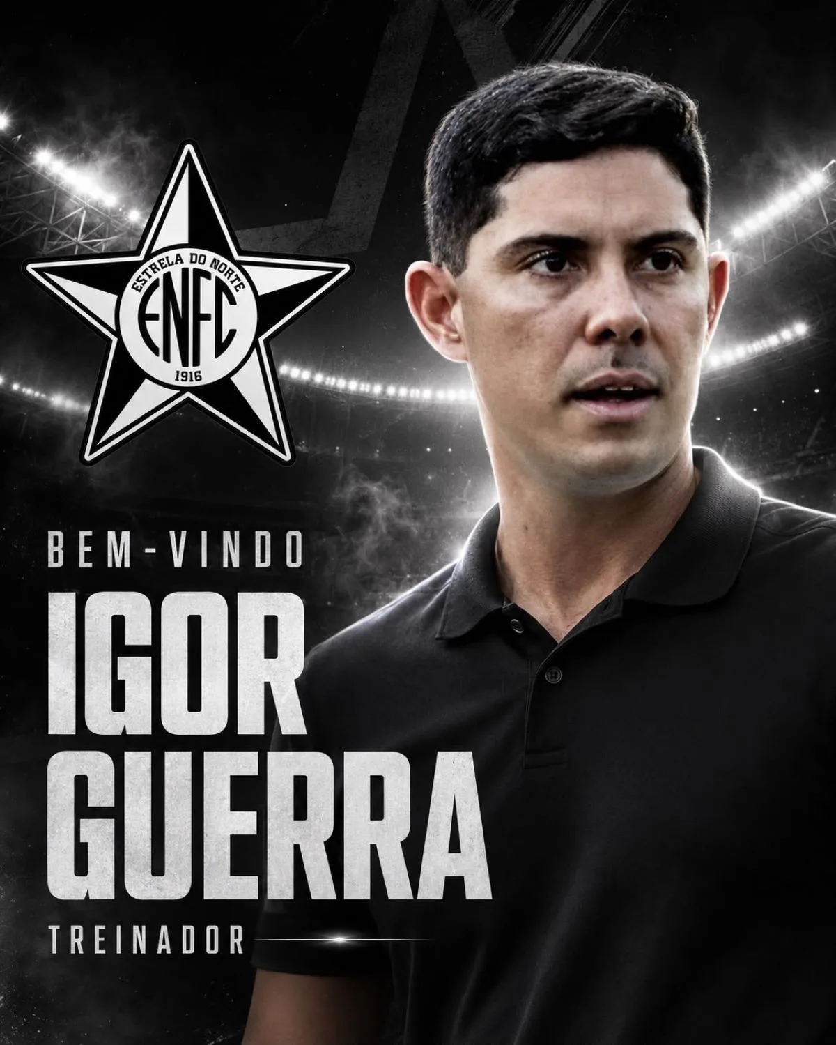 Campeão capixaba em 2026, Igor Guerra é o novo técnico do Estrela do Norte
