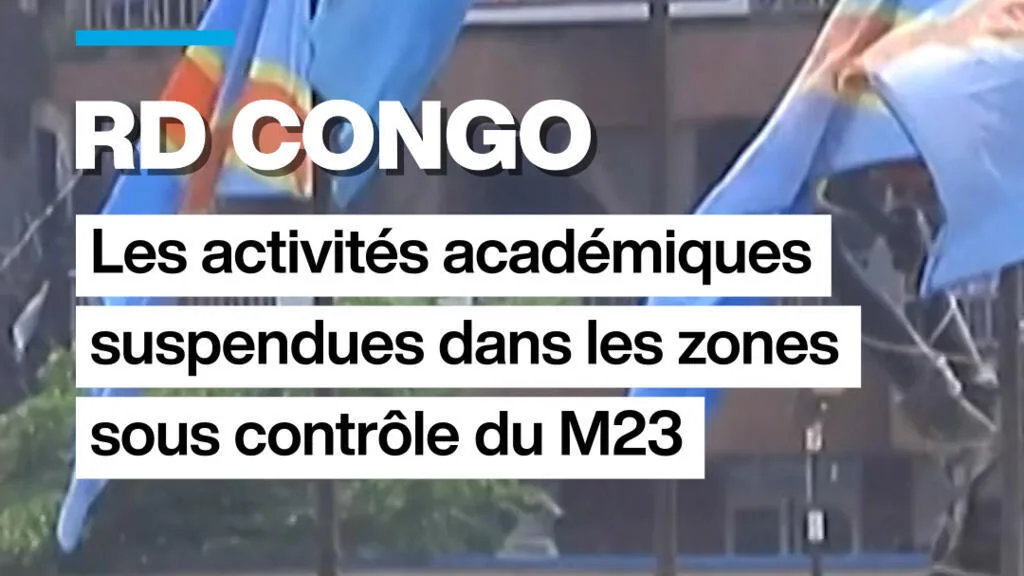 En RDC, le gouvernement suspend les cours dans les zones contrôlées par l'AFC/M23