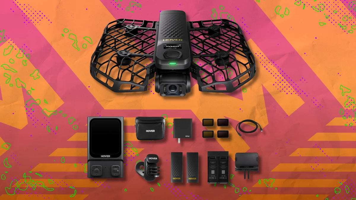 Capture action-packed aerial footage with 15% off the HOVERAir X1 PROMAX Drone