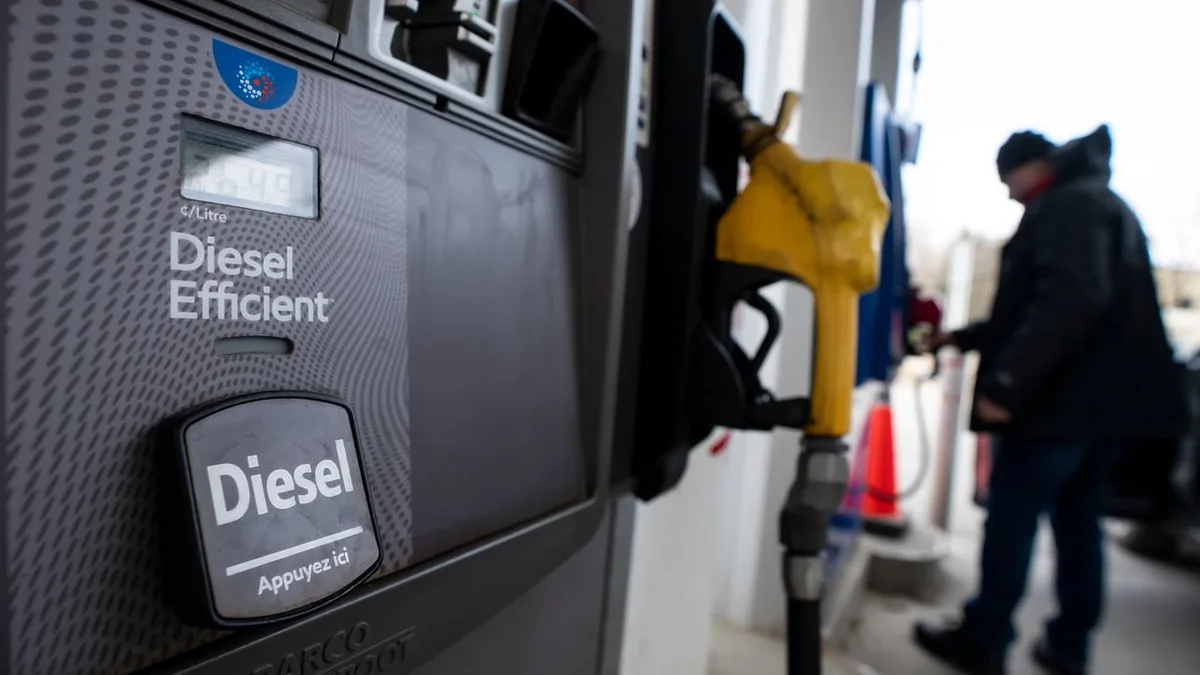 The price of diesel is skyrocketing. Here's why Canadians may soon feel it at the grocery store