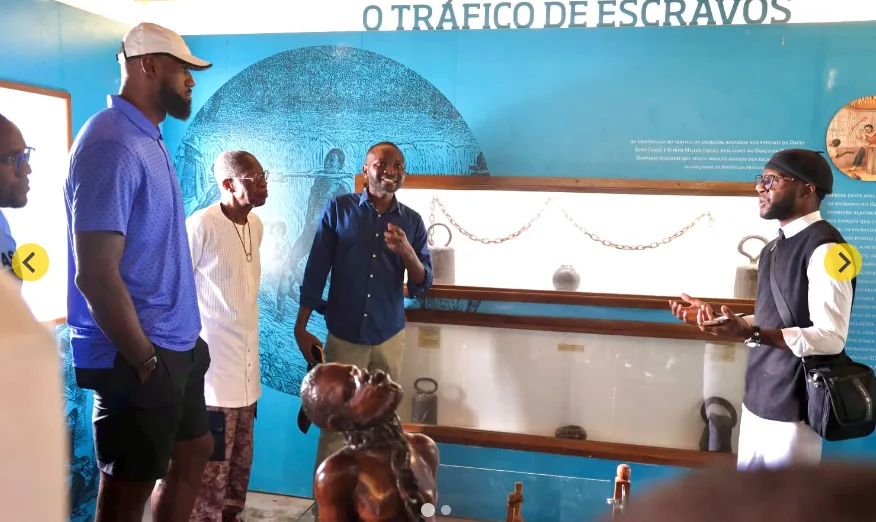 LeBron James mergulha na história da escravatura em Angola