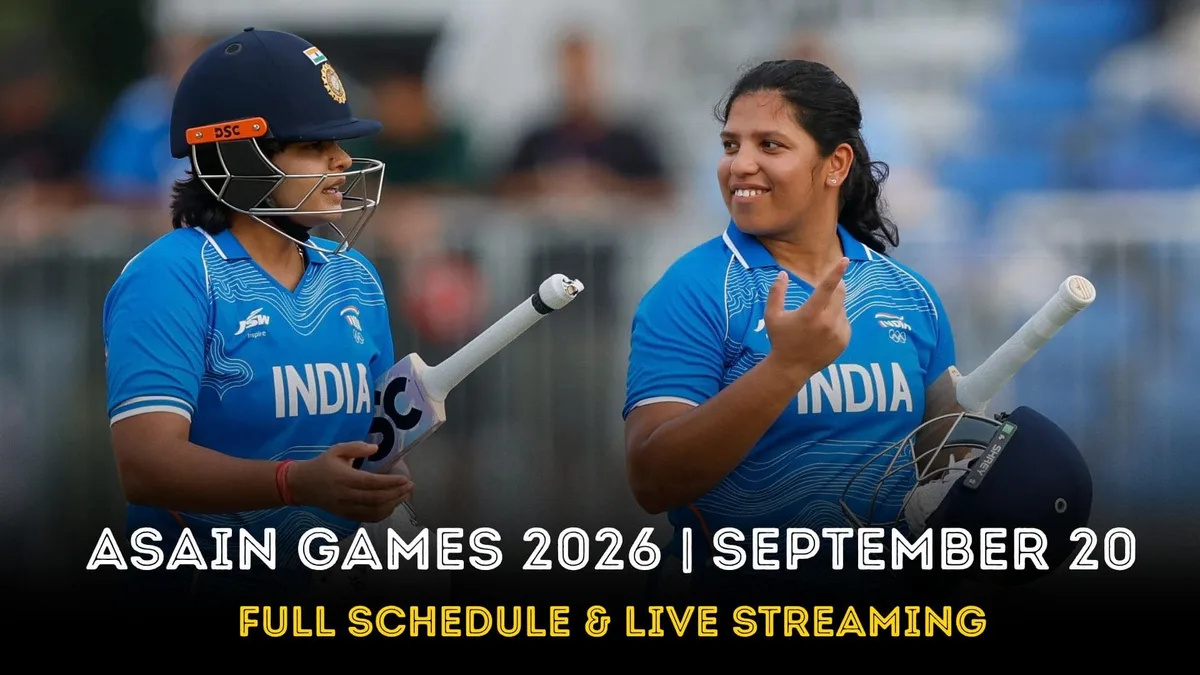 Asian Games 2026 Day 1 Schedule, India events live time (IST), streaming