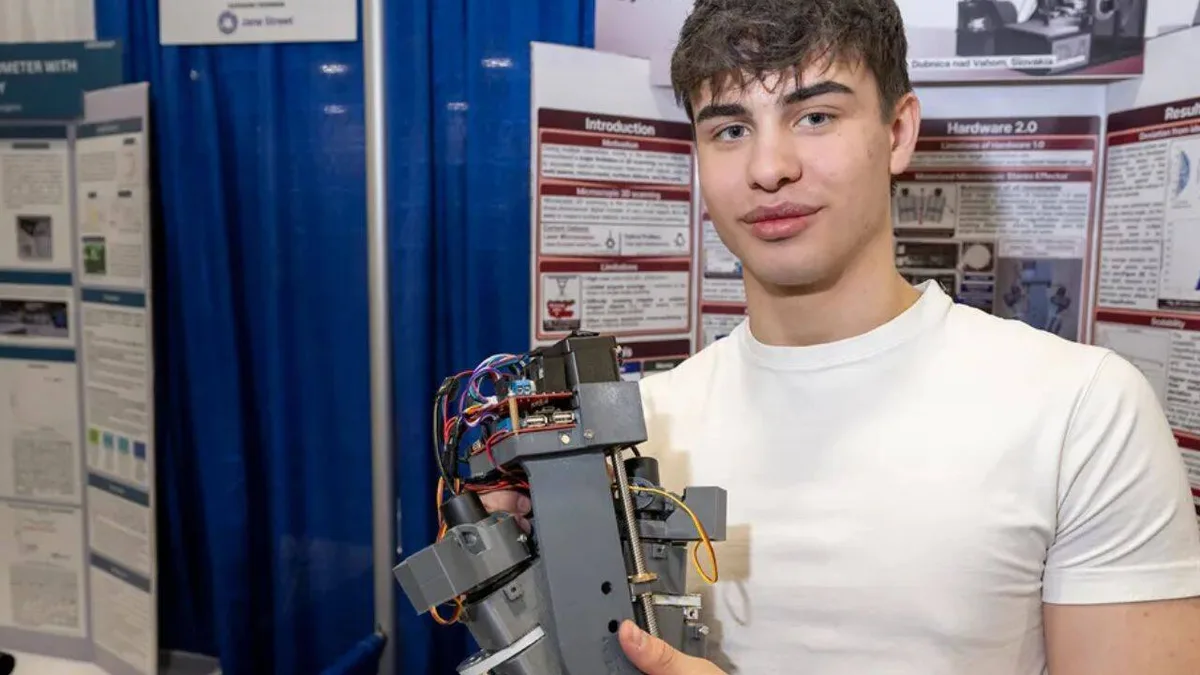 Meet Filip Lajciak, the Slovak student who built an affordable 3D microscope