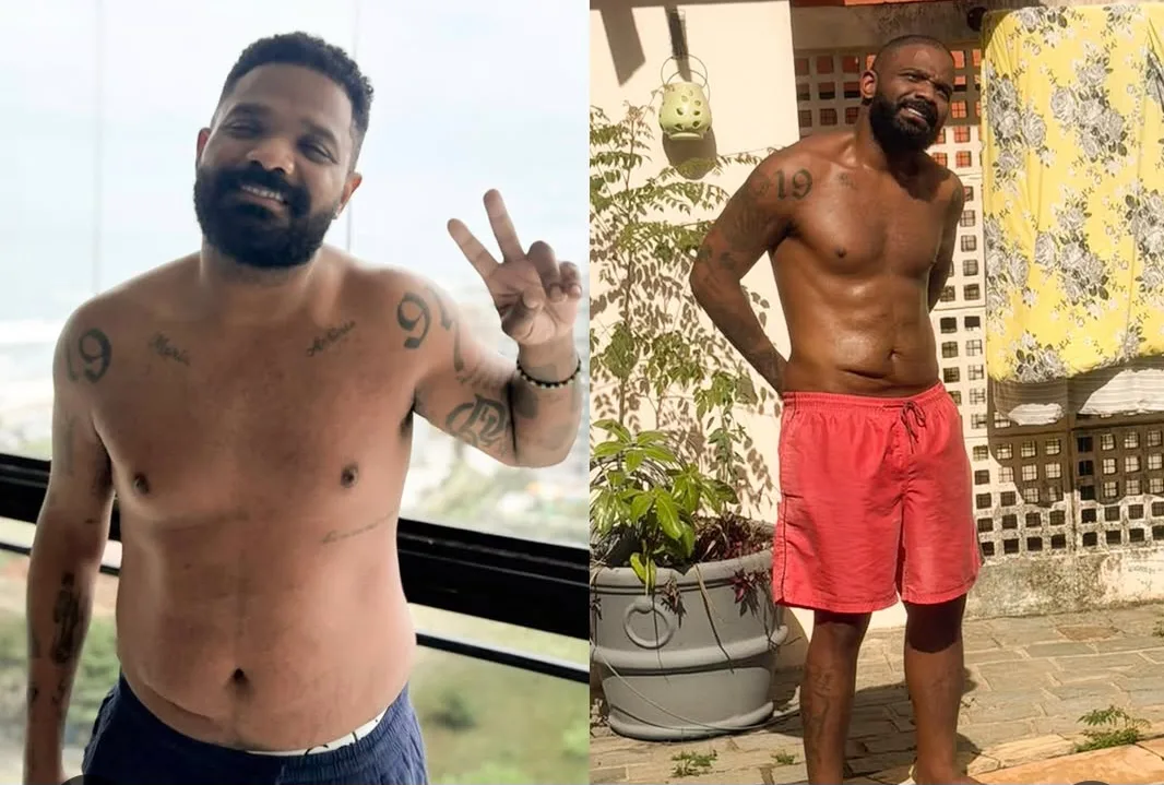Arlindinho mostra transformação física; veja antes e depois