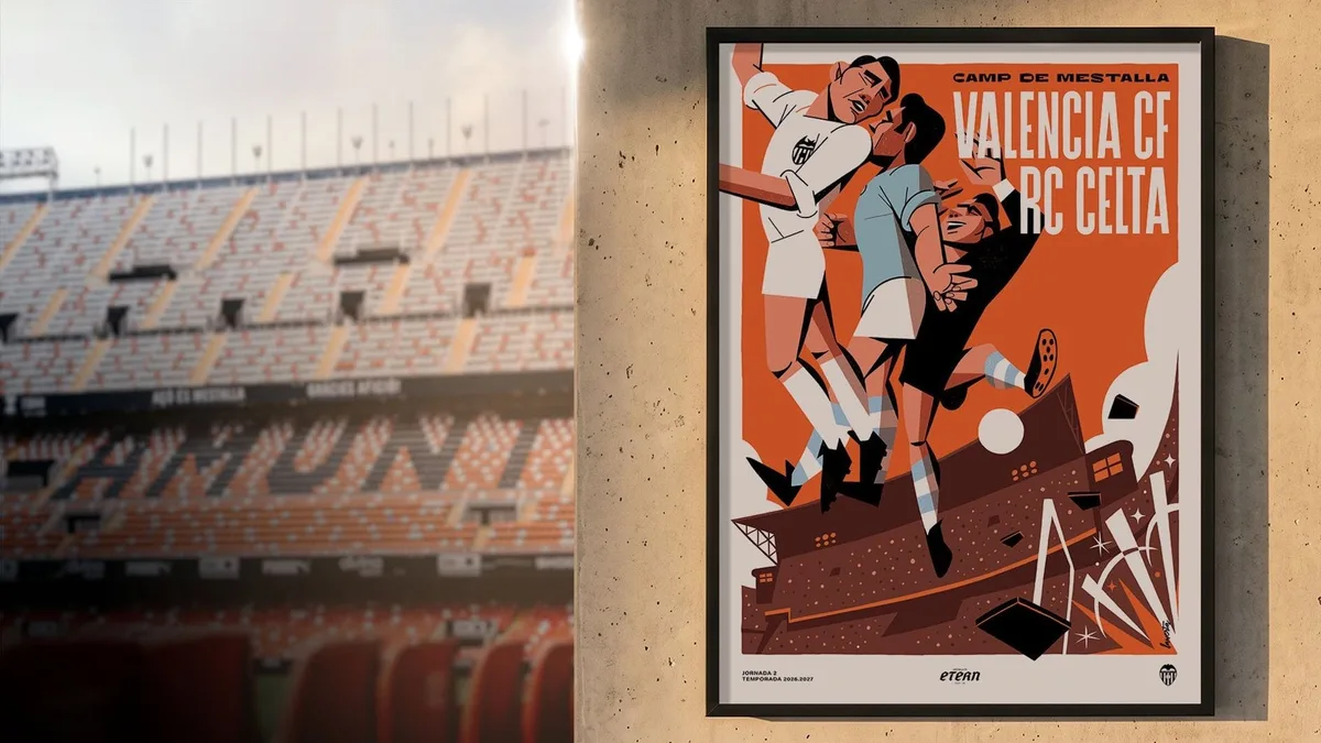 El Valencia CF homenajeará a Mestalla en su última temporada con carteles conmemorativos