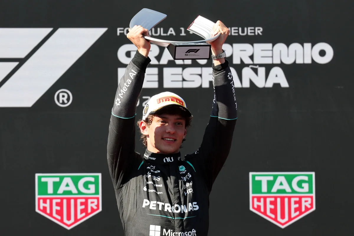 Así quedó la tabla de posiciones de la Fórmula 1 2026, tras el triunfo de Kimi Antonelli en España