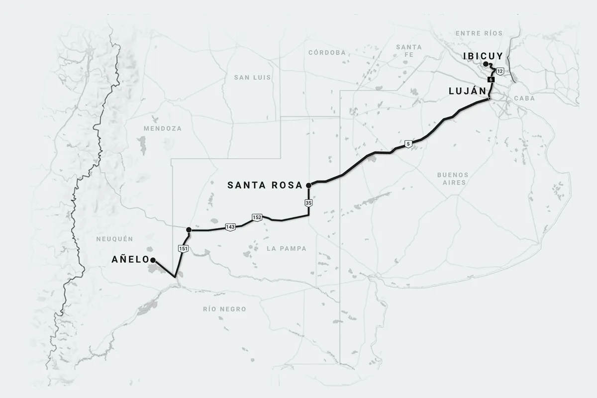 La ruta de la arena: una trampa de 1400 kilómetros que conduce a Vaca Muerta