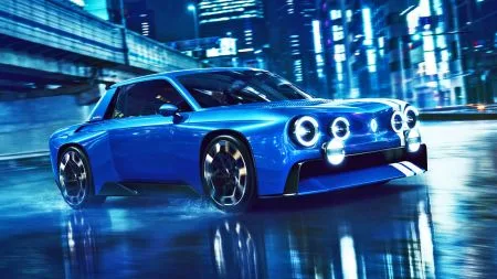 Renault zeigt Designstudie R8-Gordini-Coupé als Elektroauto