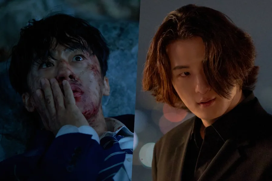 Koo Kyo Hwan Faces Mysterious Pursuer Shin Seung Ho After Gaining The Power To Resurrect In “Reawaken Man: The Red”