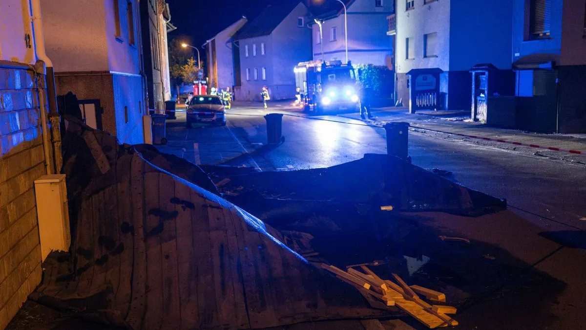 Unwetterschäden: Tornado fegt durch Großraum Wetzlar