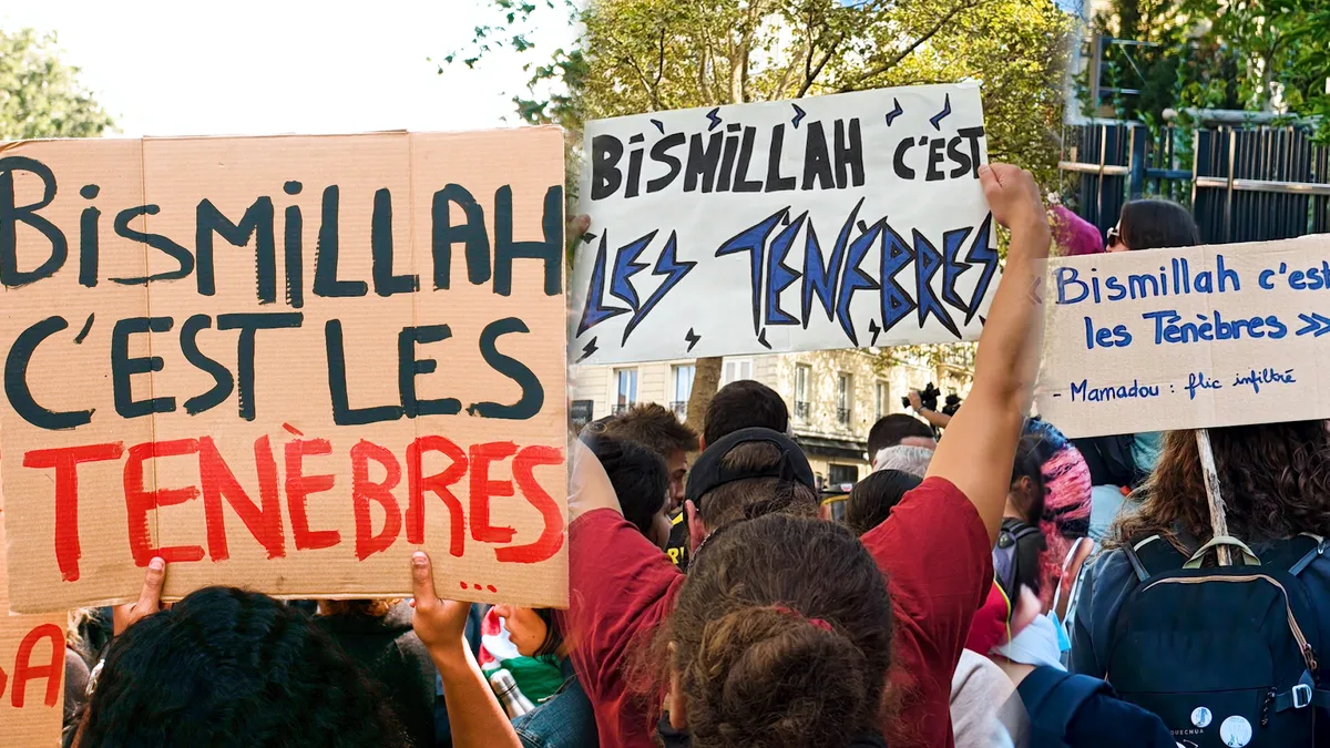 « Bismillah c’est les ténèbres » : l’infiltration raciste de policiers parmi les lycéens est devenue un mème