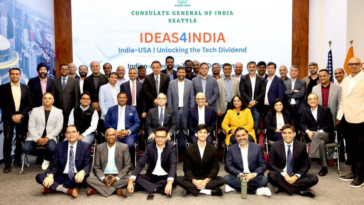 Microsoft CEO Satya Nadella hails Seattle’s tech growth, deepening India ties at 'IDEAS4INDIA' forum