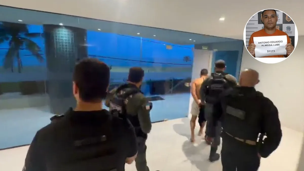 Fugitivo condenado por homicídio é preso em apartamento de luxo na Praia da Costa