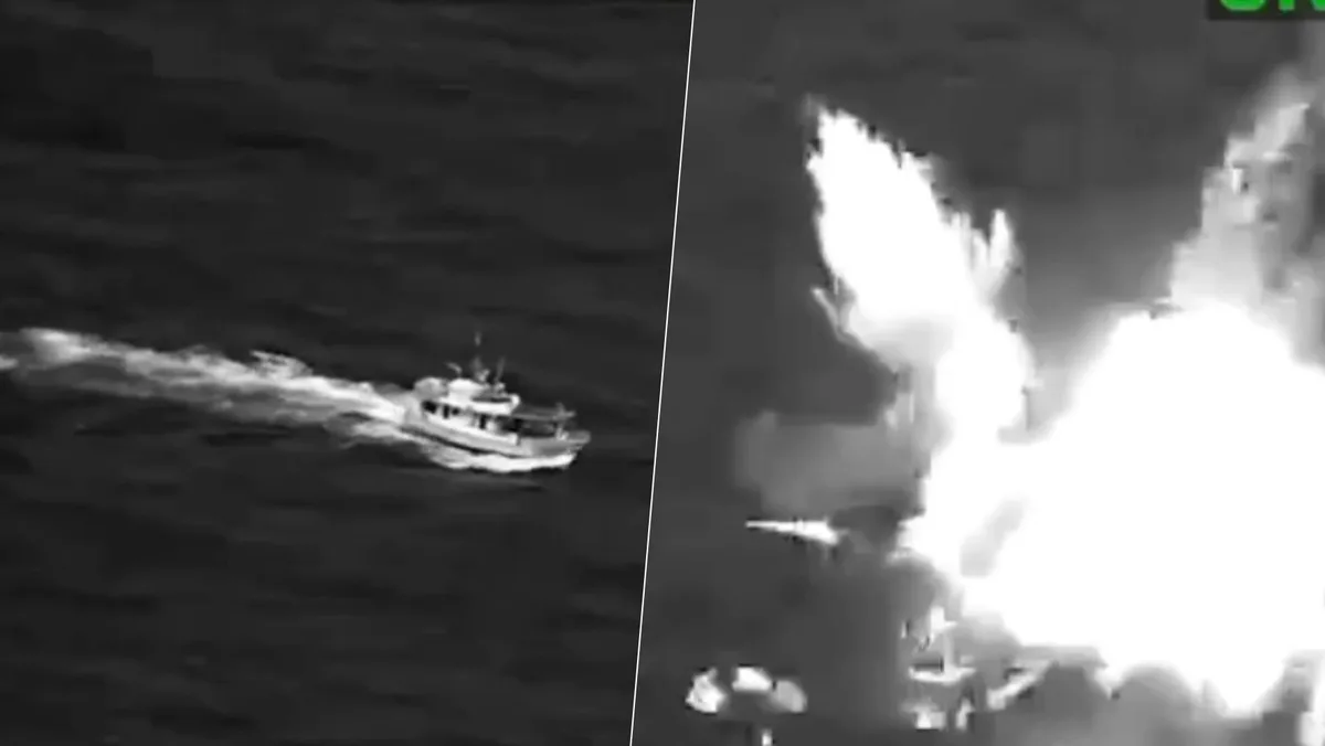 EU y Ecuador van con todo vs. el narco: Hunden presunto barco de Los Choneros, ligados al Cártel de Sinaloa