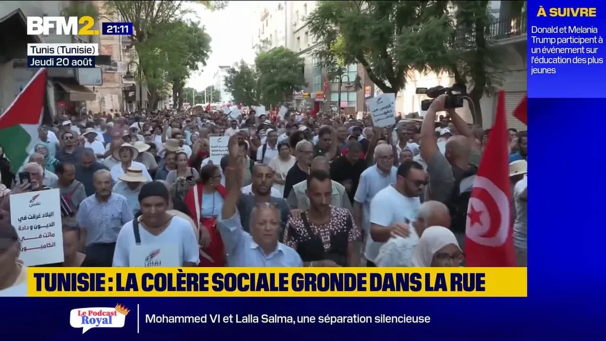 Tunisie: manifestation contre le gouvernement et les pénuries d'eau