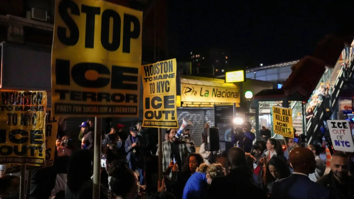 'ICE out of our neighbourhoods’: Shooting of man sparks protests in New York