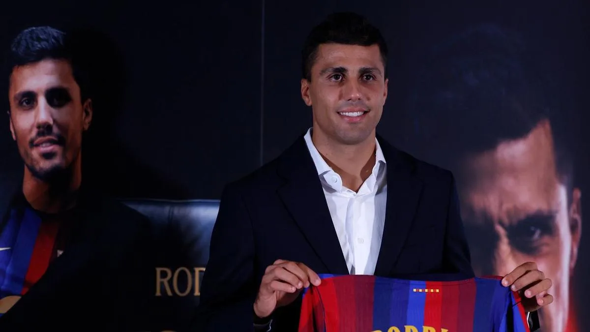'Feel that excitement again': Rodri abuzz in Barcelona