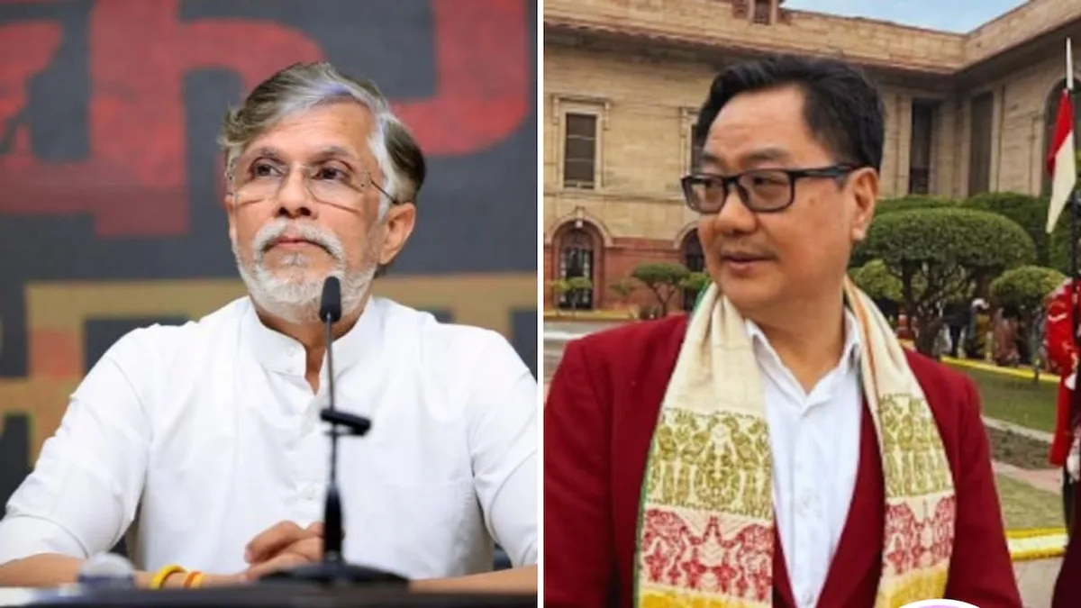 In Swimming Video Spat, Kiren Rijiju Takes "Rajya Sabha Prize" Dig At Pawan Khera, Drags In Rahul Gandhi