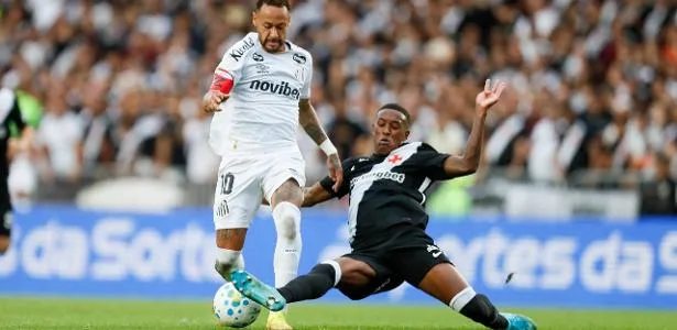 Neymar foi bem, mas o Vasco merecia vencer até a reta final do jogo