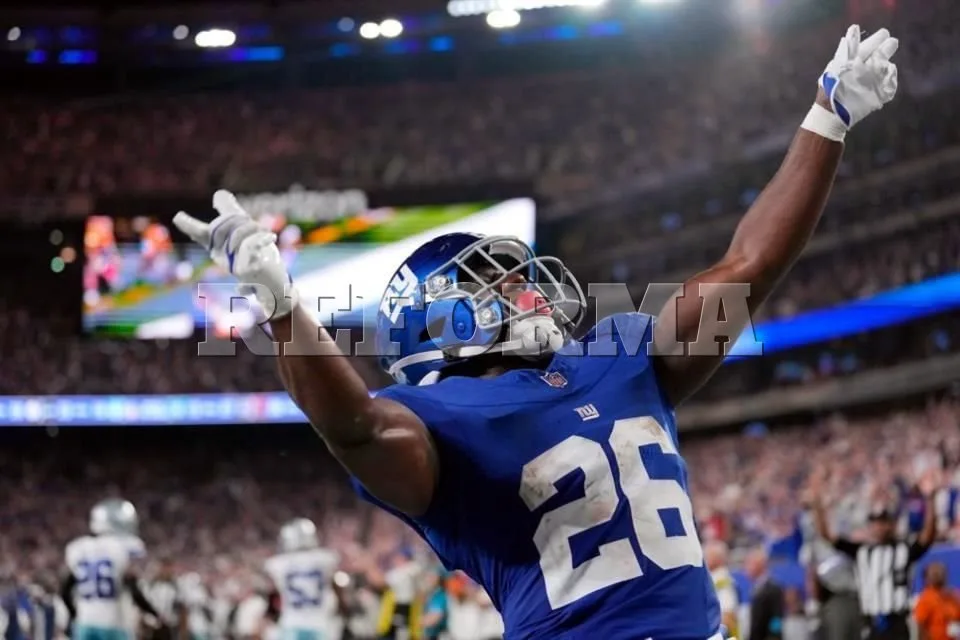 Tropiezan Cowboys ante Giants en la Gran Manzana