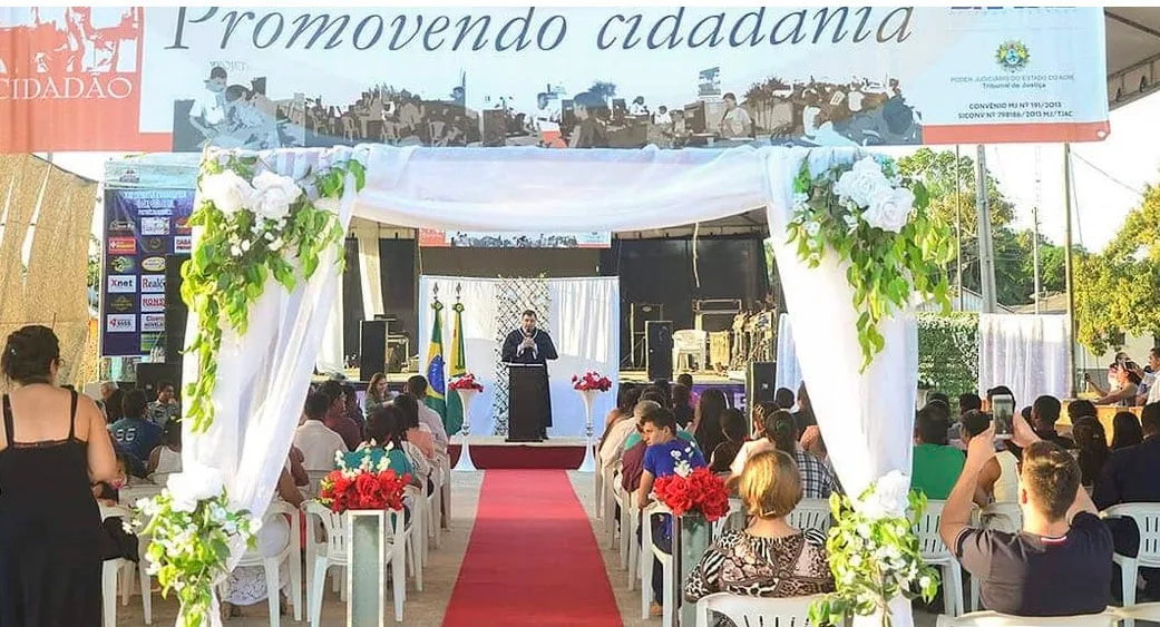 Inscrições para casamento coletivo com 200 vagas começam em Cruzeiro do Sul