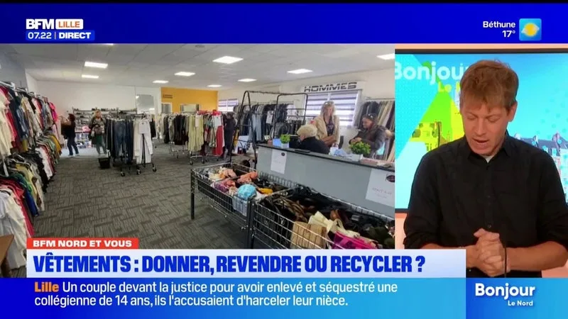 BFM Nord et Vous: que faire des vêtements qui traînent dans le placard ? Vendre, donner ou recycler