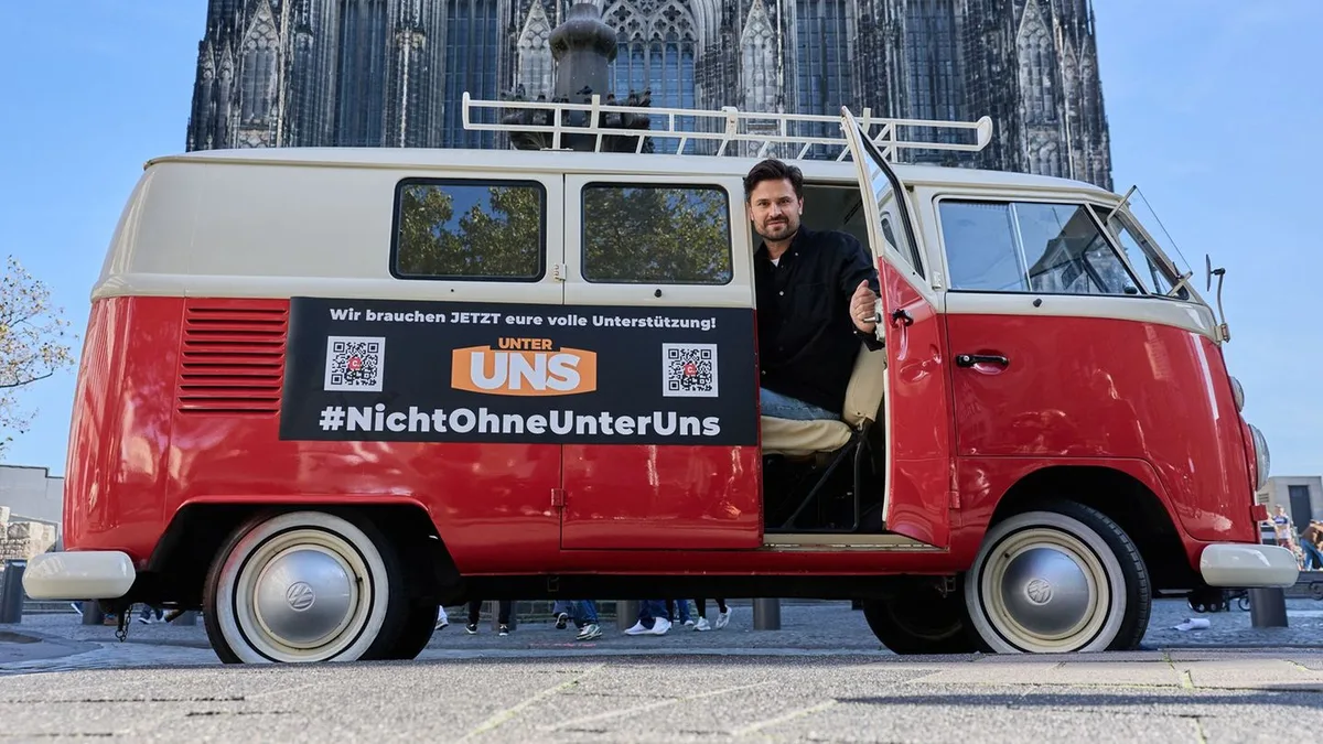 RTL-Show: Schauspieler kämpfen mit Bus-Tour für „Unter uns“