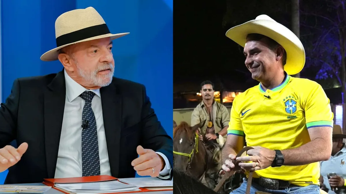 Lula comenta fala de Flávio Bolsonaro no Jornal Nacional: “opera na lógica de ‘passar a boiada'”
