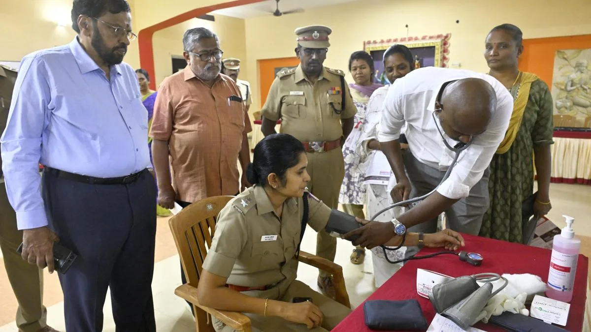 Special medical camp held for women police in Madurai