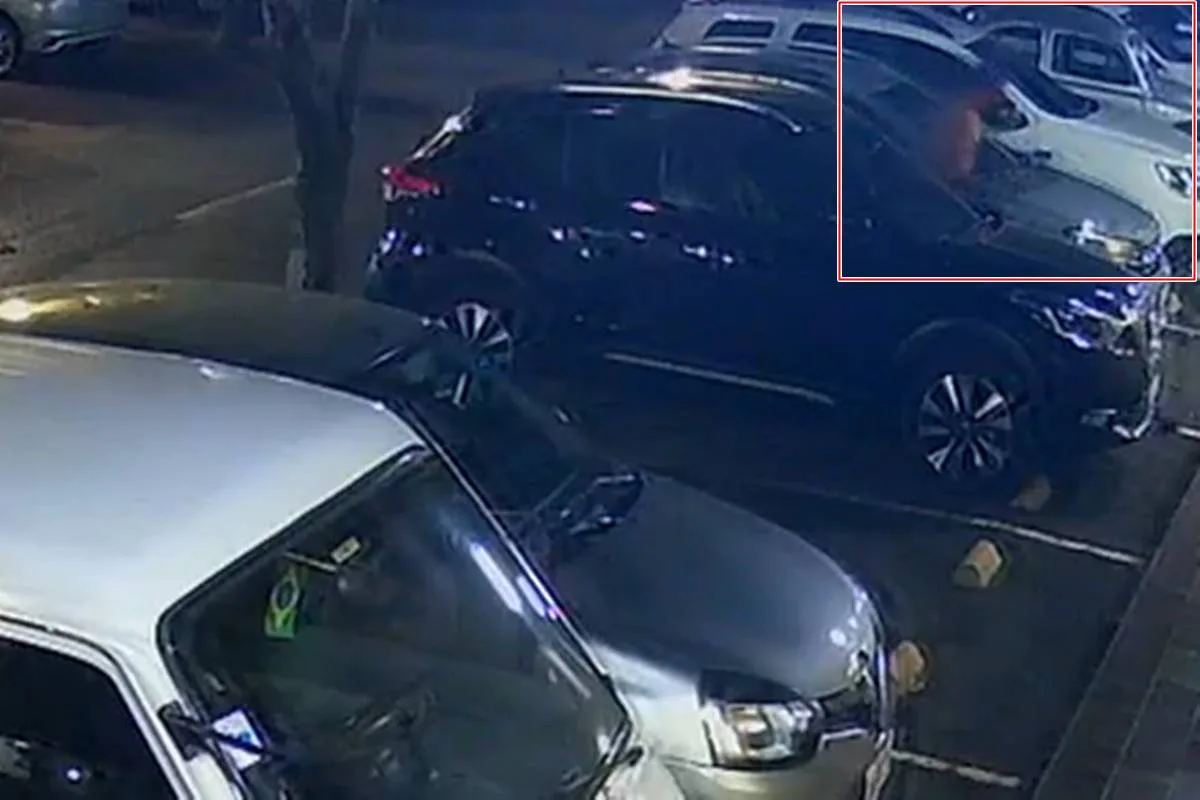 Morador de rua ataca e quebra retrovisor de carro em prédio na Asa Sul