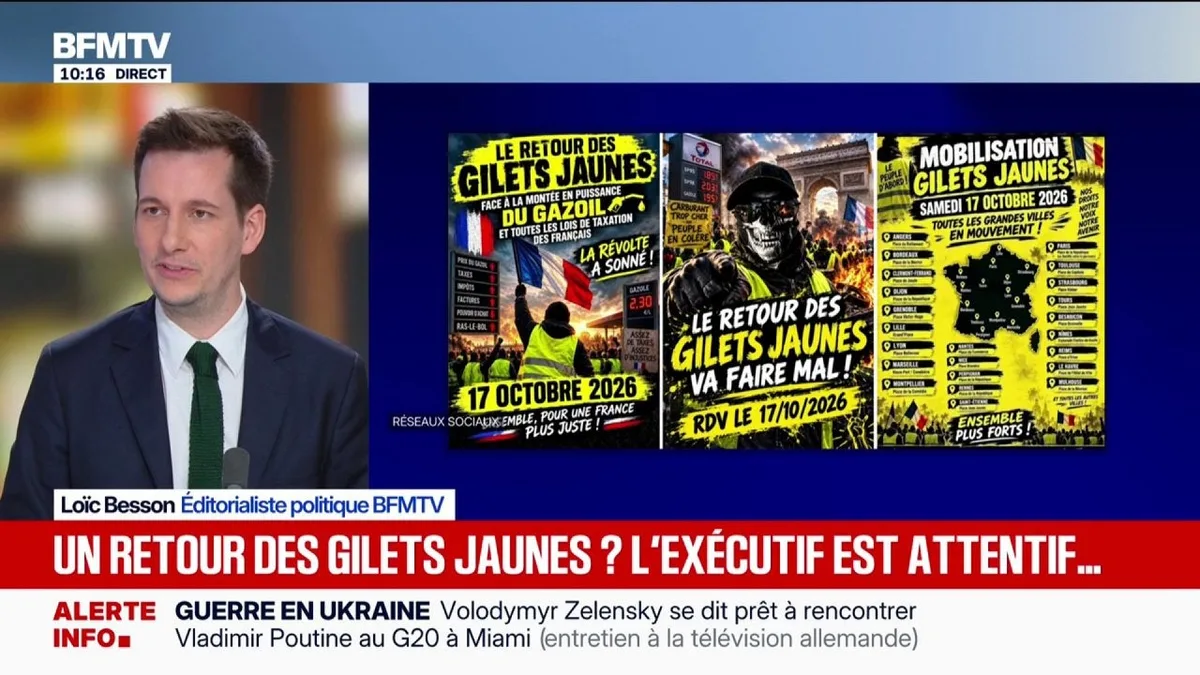 Le gouvernement attentif à un retour de la mobilisation des Gilets jaunes le 17 octobre