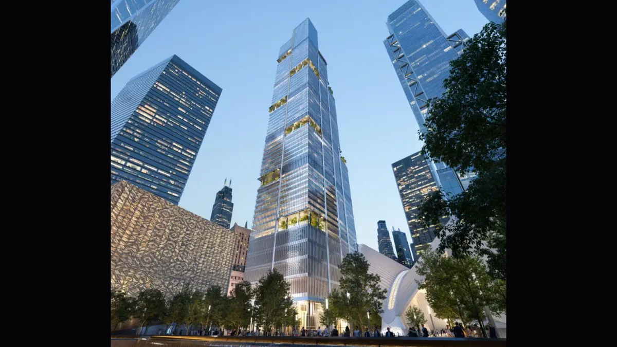 25 years after 9/11, the WTC's final office tower is rising; it's a 55-story, 1,226-foot building