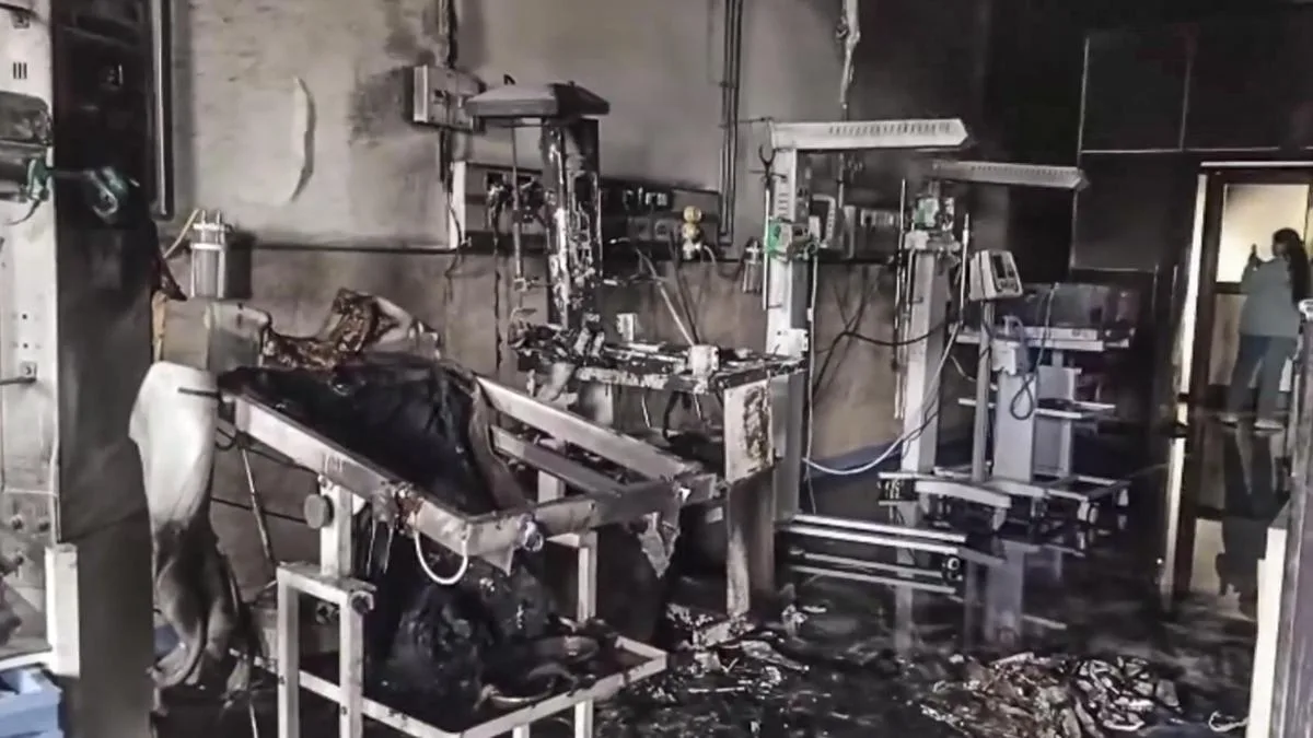 Amravati hospital fire: Saw infants covered in black ash, recalls parent