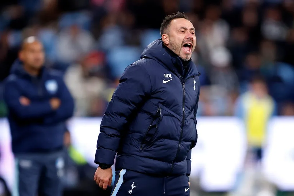 De Zerbi critica postura de jogadores do Tottenham contra o Aston Villa