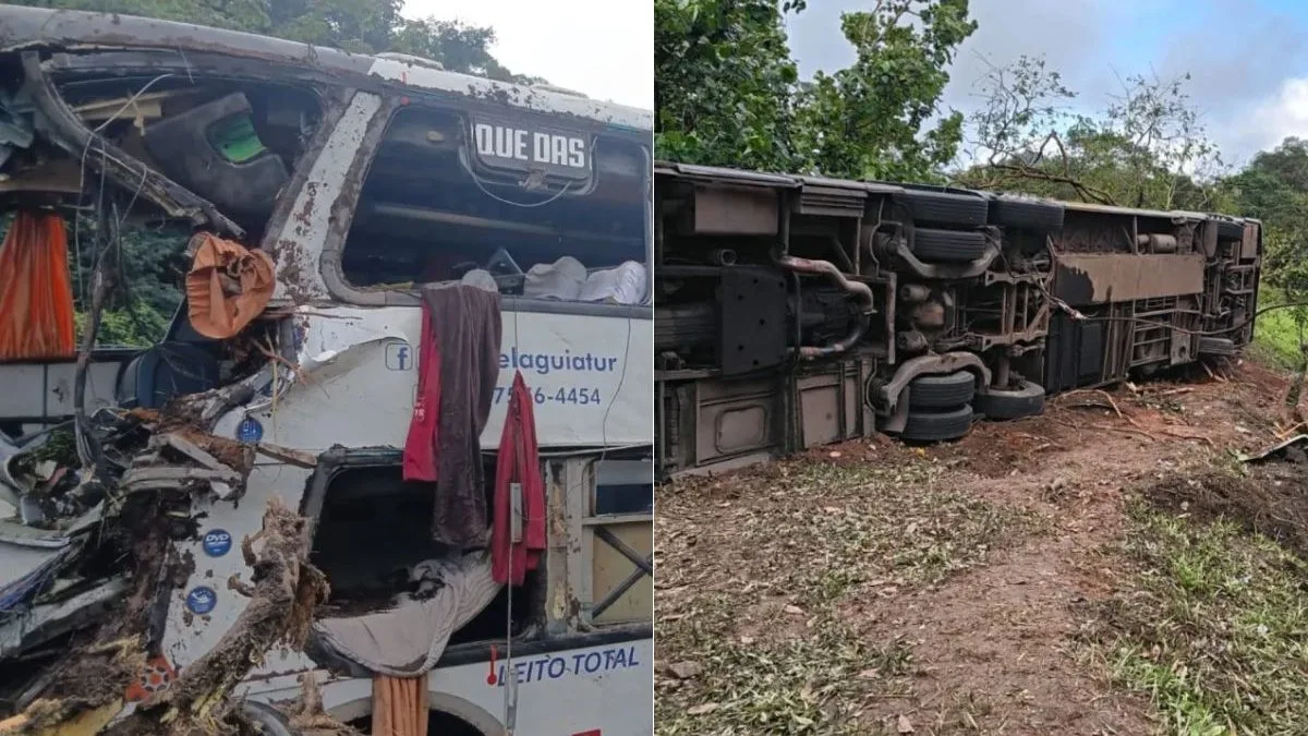Identificadas seis das 10 vítimas de acidente com ônibus de turismo na BR-040 em viagem clandestina no Rio de Janeiro