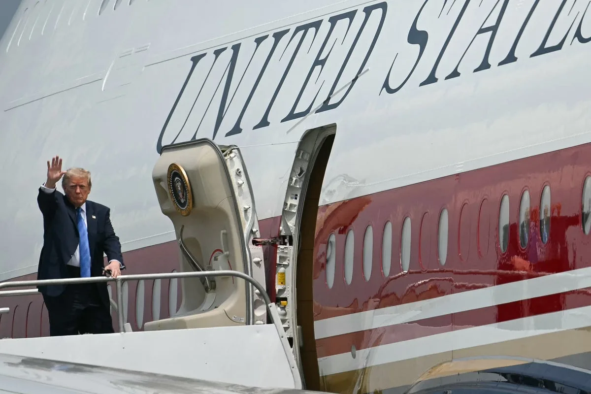 Trump’s infamous plane swap gets the Neflix documentary treatment just weeks after it happened