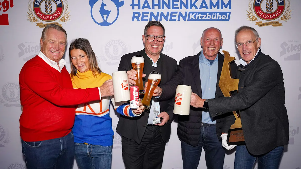 Beim Hahnenkammrennen - Deutscher Sponsor steigt in Kitzbühel ein