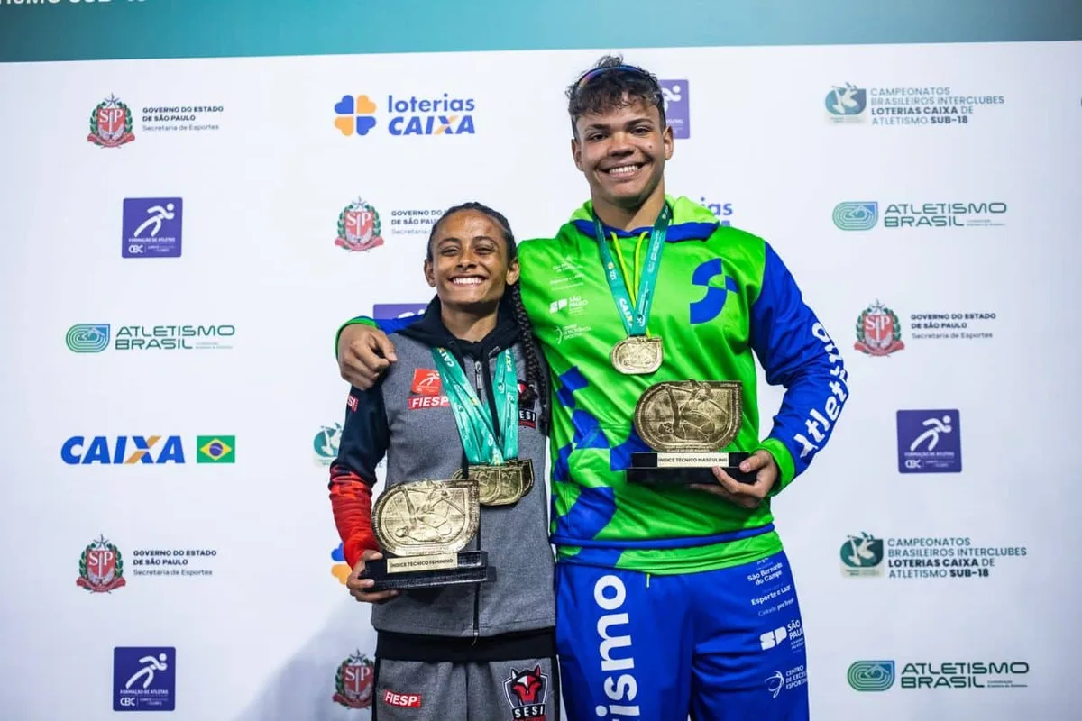 Sesi-SP conquista o título geral do Brasileiro Sub-18 de Atletismo
