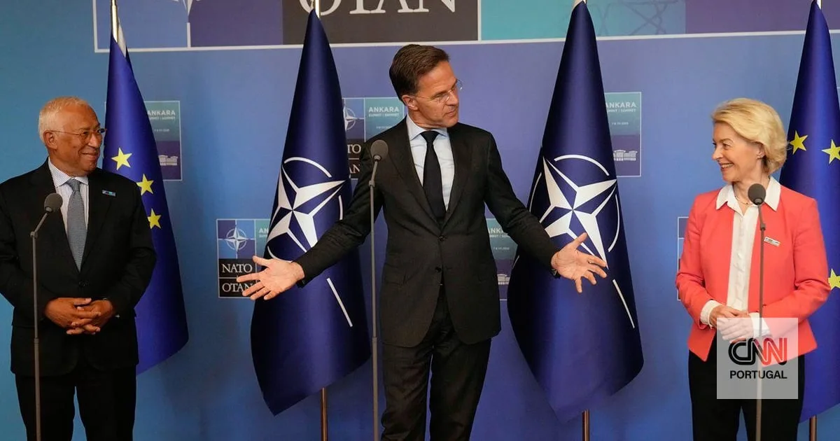 Von der Leyen e Rutte prometem "mais pressão" sobre Moscovo após ataque com drones em Leipzig
