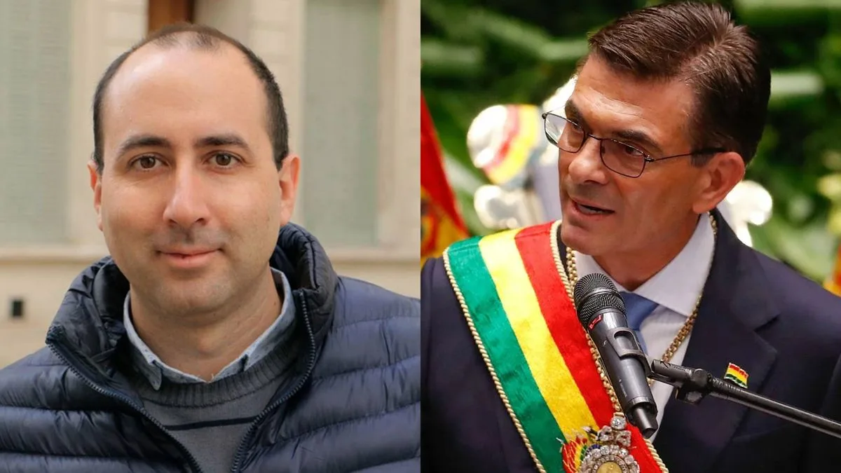 El vicepresidente de Bolivia apuntó contra Fernando Cerimedo y confirmó que era asesor personal de Rodrigo Paz