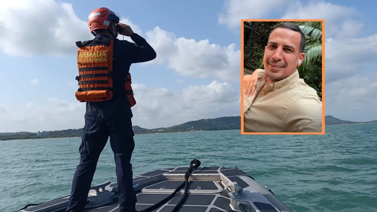 Buscan a padre de familia que desapareció en el mar tras volcarse una moto acuática en turística playa del Atlántico: iba con sus dos hijos cuando las olas los golpearon
