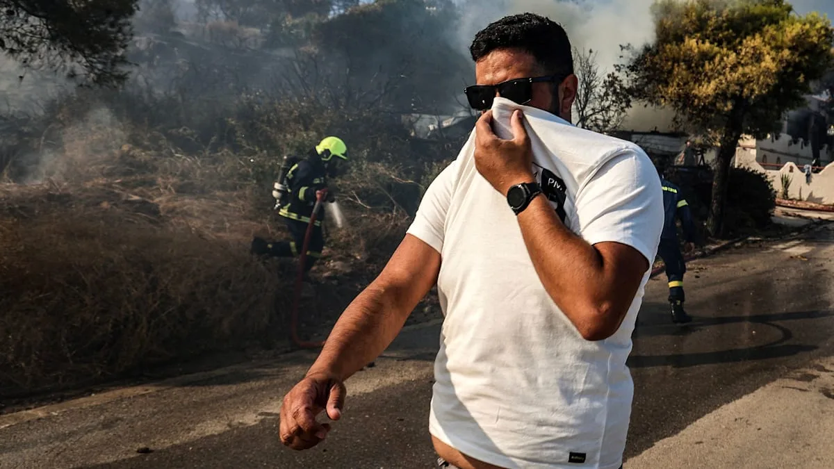 Zwei Tote bei Waldbränden auf Insel Salamis
