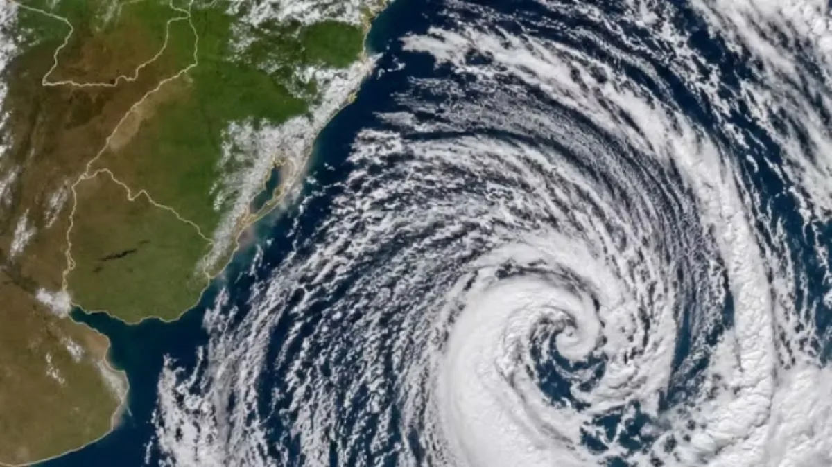 Ciclone extratropical provoca alerta amarelo para a região Sudeste do país