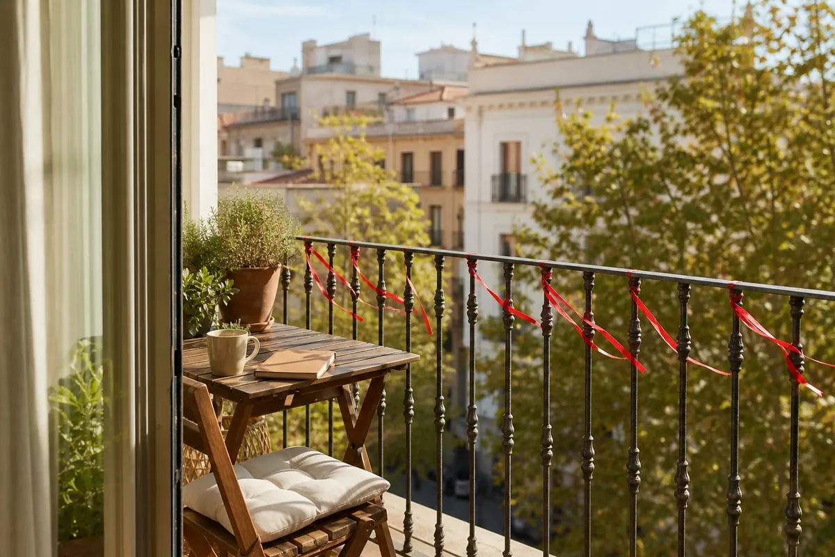 El Feng Shui recomienda poner cintas rojas en el balcón en septiembre: este es el significado del ritual