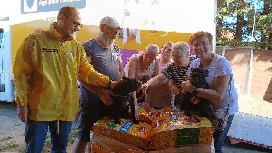 "C'est vraiment énorme" : ce refuge pour animaux abandonnés en Sarthe reçoit un don de trois tonnes de croquettes