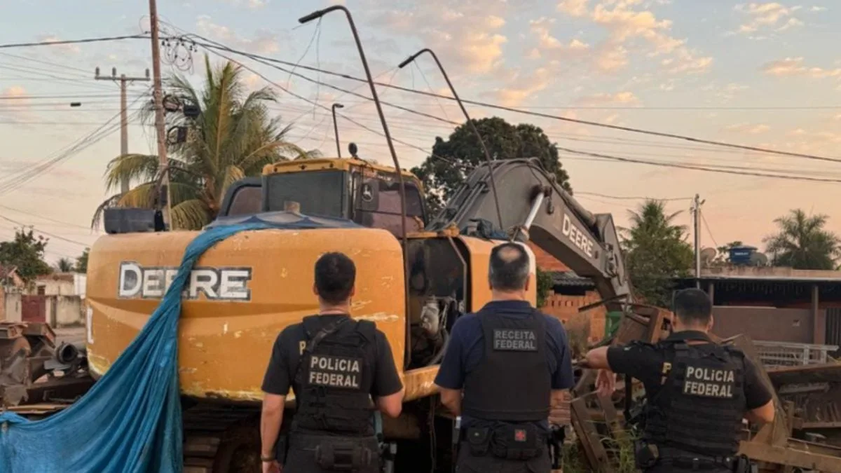 PF realiza operação contra garimpo ilegal em terra indígena no MT